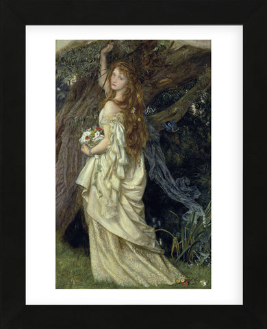 Ophelia, ca. 1865  (Framed) -  Arthur Hughes - McGaw Graphics