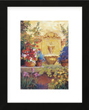 Patio Fountain  (Framed) -  Carolyne Hawley - McGaw Graphics