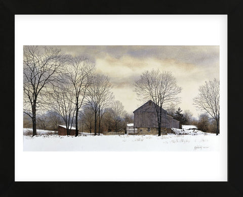 Bucks Winter  (Framed) -  Ray Hendershot - McGaw Graphics