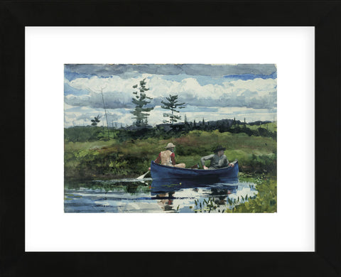 The Blue Boat, 1892 (Framed) -  Winslow Homer - McGaw Graphics