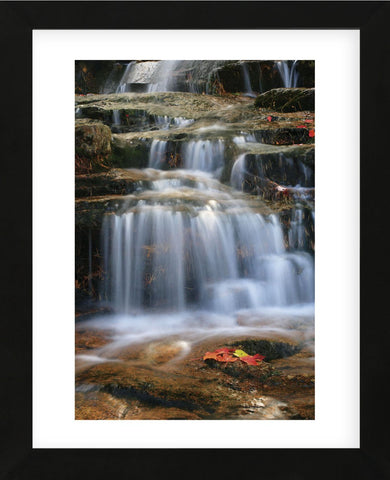 Waterfall Whitecap Stream (Framed) -  Michael Hudson - McGaw Graphics