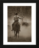 Cowboy Named Bronco (Framed) -  Barry Hart - McGaw Graphics