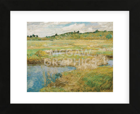 The Concord Meadow, ca. 1891 (Framed) -  Childe Hassam - McGaw Graphics