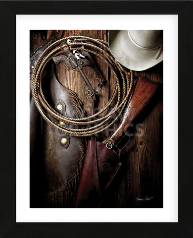 Pistol Bit and Rifle (color) (Framed) -  Barry Hart - McGaw Graphics