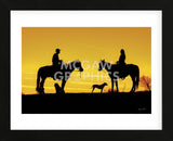 Evening Visit (Framed) -  Barry Hart - McGaw Graphics