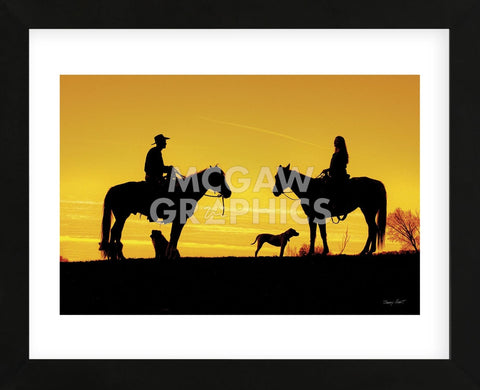 Evening Visit (Framed) -  Barry Hart - McGaw Graphics