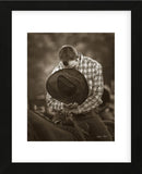 Praying Cowboy (Framed) -  Barry Hart - McGaw Graphics