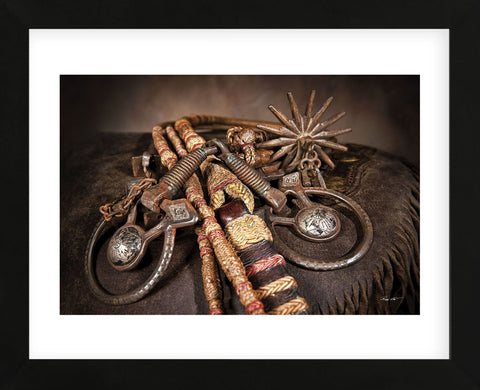 Snaffle Bit n Spur (Framed) -  Barry Hart - McGaw Graphics