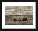 Stagecoach Run (Framed) -  Barry Hart - McGaw Graphics
