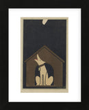 Dog Barking at the Moon (Framed) -  Sugiura Hisui - McGaw Graphics