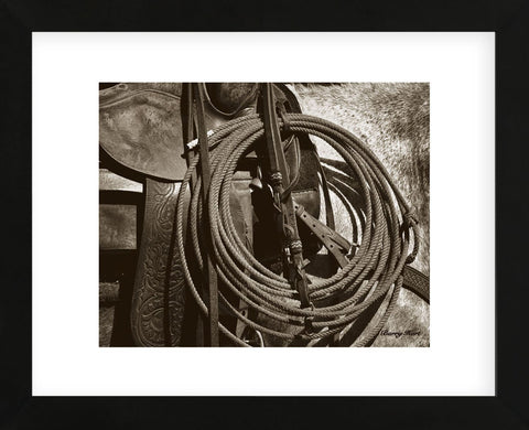 Happy Trails (sepia) (Framed) -  Barry Hart - McGaw Graphics