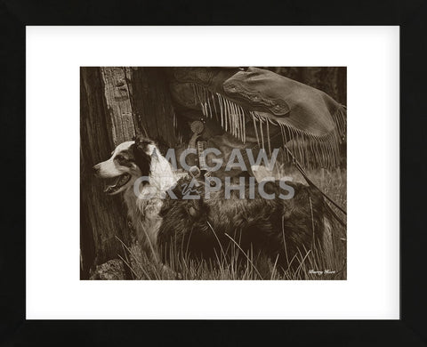 Cowboy’s Friend (Framed) -  Barry Hart - McGaw Graphics