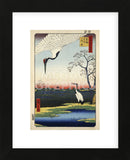 Minowa, Kanasugi, Mikawashima. (Framed) -  Ando Hiroshige - McGaw Graphics