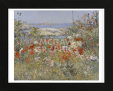 Celia Thaxter’s Garden, Isles of Shoals, Maine, 1890 (Framed) -  Childe Hassam - McGaw Graphics