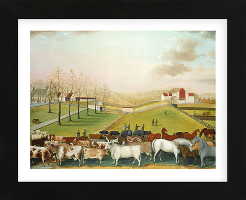The Cornell Farm, 1848 (Framed) -  Edward Hicks - McGaw Graphics
