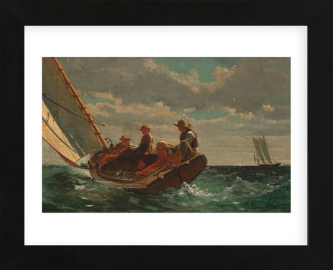 Breezing Up (A Fair Wind), 1873-1876 (Framed) -  Winslow Homer - McGaw Graphics