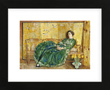 April (The Green Gown), 1920 (Framed) -  Childe Hassam - McGaw Graphics