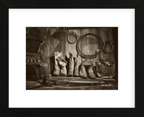 Boots (Framed) -  Barry Hart - McGaw Graphics