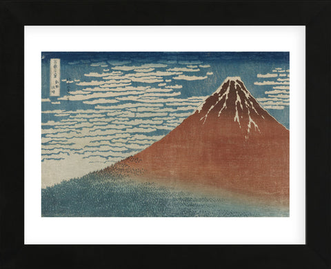 Fine Wind, Clear Weather (Framed) -  Katsushika Hokusai - McGaw Graphics
