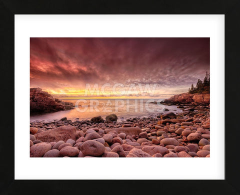Sunrise, Monument Cove (Framed) -  Michael Hudson - McGaw Graphics