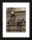 Smokin’ Cowboy (Framed) -  Barry Hart - McGaw Graphics
