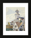 Methodist Church Tower, 1930 (Framed) -  Edward Hopper - McGaw Graphics