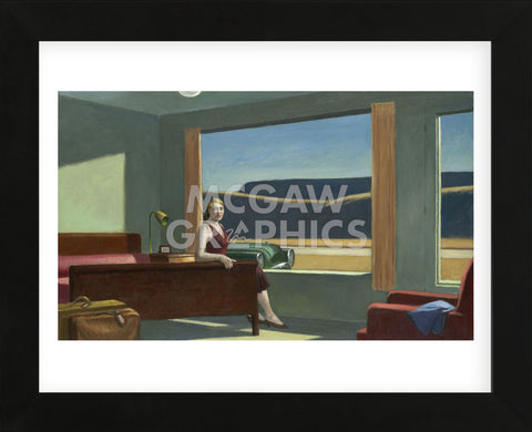 Western Motel, 1957 (Framed) -  Edward Hopper - McGaw Graphics