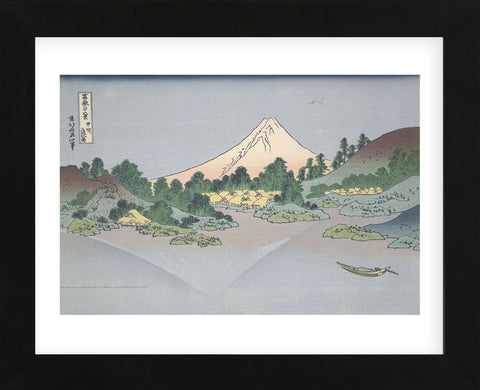 Reflection of Fuji in Lake Misaka in Kai Province, from the series Thirty-six Views of Mount Fuji, 1831 (Framed) -  Katsushika Hokusai - McGaw Graphics