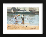 Boys Wading, 1873 (Framed) -  Winslow Homer - McGaw Graphics