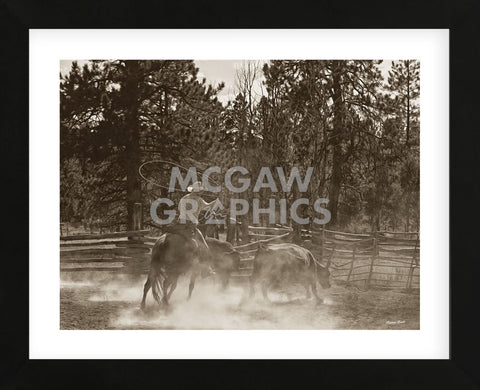 Roundup Day (Framed) -  Barry Hart - McGaw Graphics