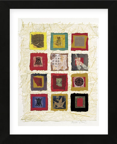 Oriental Fragments  (Framed) -  Annabel Hewitt - McGaw Graphics