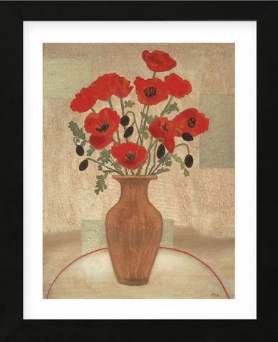 Crimson Poppies  (Framed) -  Beverly Jean - McGaw Graphics