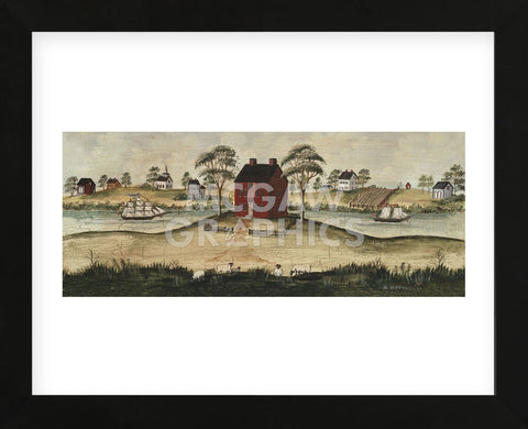 Riverside (Framed) -  Barbara Jeffords - McGaw Graphics