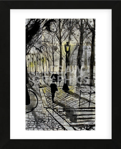 Walking in Montmartre (Framed) -  Loui Jover - McGaw Graphics