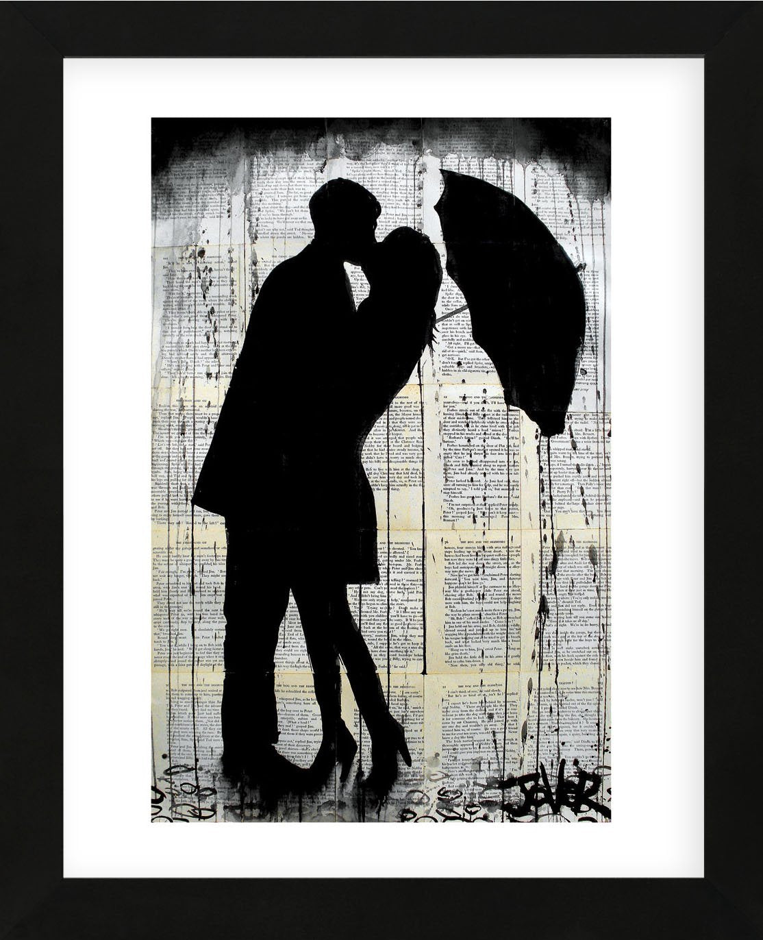 Rainy Day Romantics (Framed) | McGaw Graphics