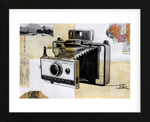 Polaroid Land Camera (Framed) -  Loui Jover - McGaw Graphics