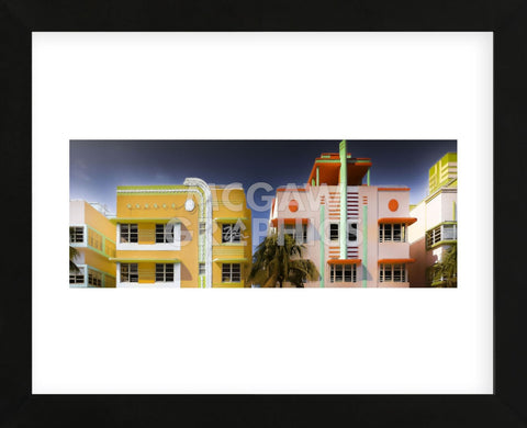 Miami Art Deco I (Framed) -  Richard James - McGaw Graphics