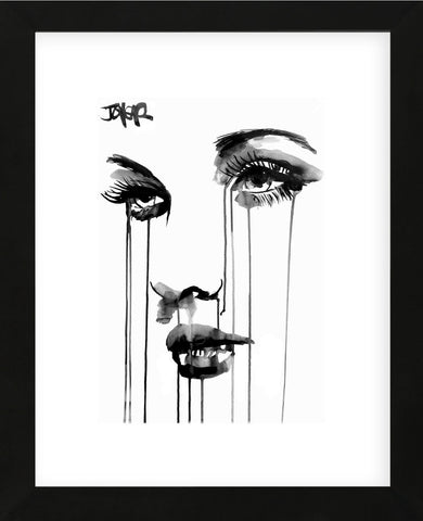 Untitled Face #4 (Framed) -  Loui Jover - McGaw Graphics