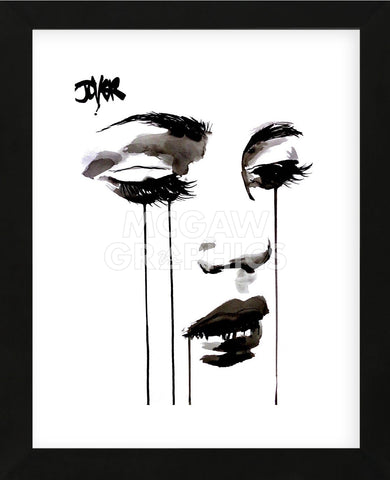 Untitled Face #5 (Framed) -  Loui Jover - McGaw Graphics