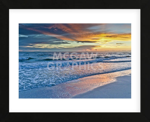 Sunset Reflections (Framed) -  Mary Lou Johnson - McGaw Graphics