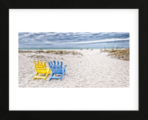 Beaching It (Framed) -  Mary Lou Johnson - McGaw Graphics