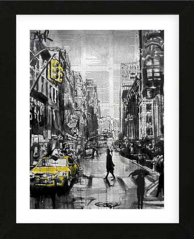 Brooklyn Cab (Framed) -  Loui Jover - McGaw Graphics