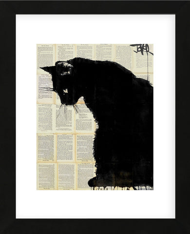 Black Cat (Framed) -  Loui Jover - McGaw Graphics