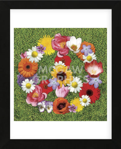 Peace Wreath (Framed) -  Jenny Kraft - McGaw Graphics