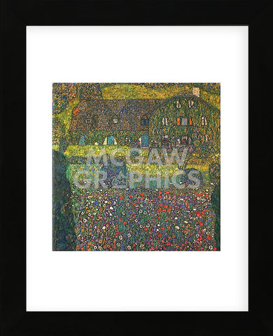 House in Attersee (Framed) -  Gustav Klimt - McGaw Graphics