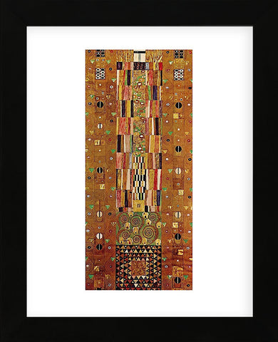 Pattern for the Stoclet Frieze, around 1905/06, End Wall (Framed) -  Gustav Klimt - McGaw Graphics