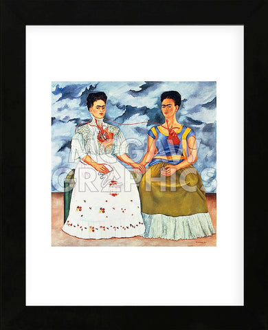 The Two Fridas, 1939 (Framed) -  Frida Kahlo - McGaw Graphics