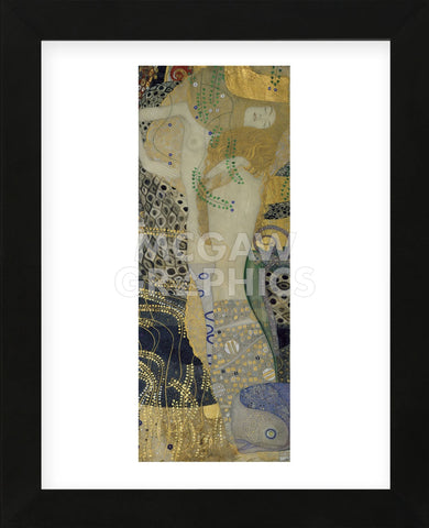 Water Serpents I, ca. 1904-1907 (Framed) -  Gustav Klimt - McGaw Graphics