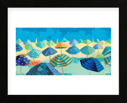 Beach Blues (Framed) -  Dora Knuteson - McGaw Graphics