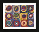 Farbstudie Quadrate  (Framed) -  Wassily Kandinsky - McGaw Graphics